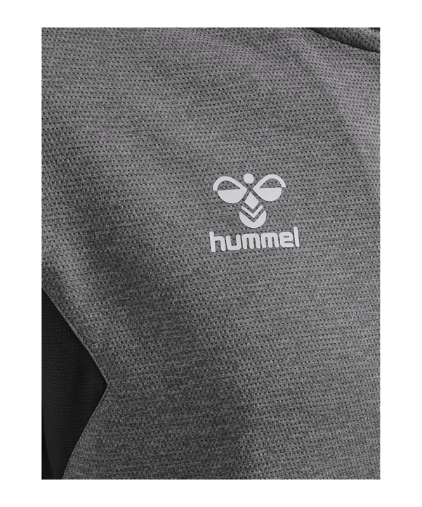 Hummel hmlAUTHENTIC HalfZip Sweatshirt Grau F2006 - grau