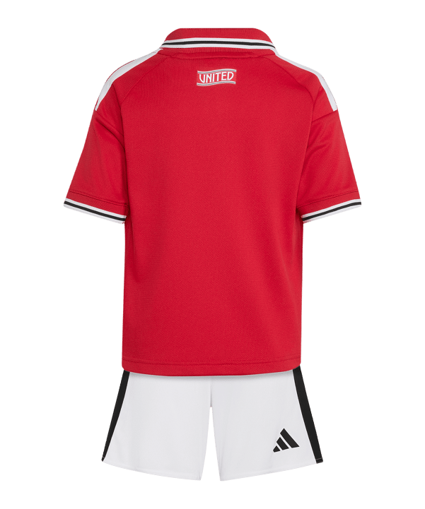 adidas Manchester United Trikot Set Home 2026/2027 Kids Rot - rot