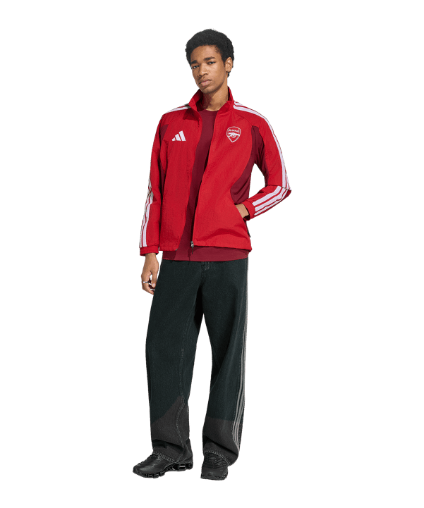 adidas FC Arsenal London Anthem Jacke Rot - rot