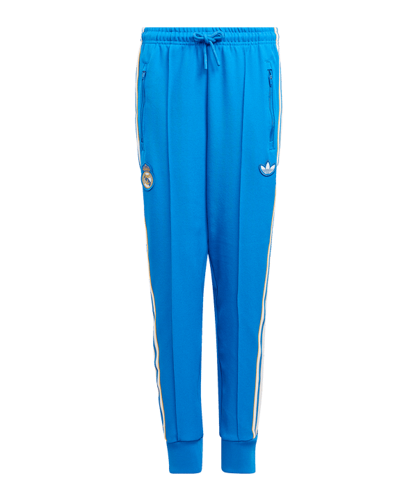 adidas Real Madrid Icon Track Hose Kids Blau - blau
