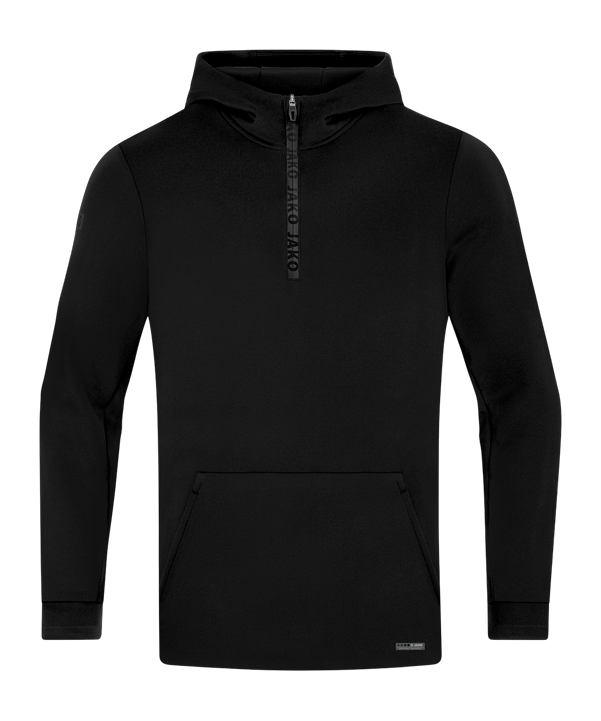 JAKO Pro Casual Kapuzenjacke Schwarz F800 - schwarz