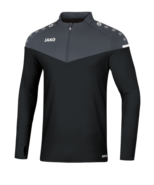 JAKO Champ 2.0 Ziptop Schwarz F08 - schwarz