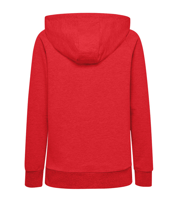 Hummel Cotton Logo Hoody Damen Rot F3062 - rot