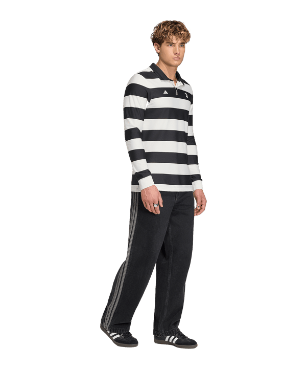 adidas Juventus Turin x Giampaolo Sgura Authentic Langarm Trikot Schwarz - schwarz