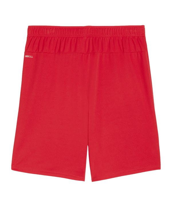PUMA teamGOAL Short Rot Weiss F01 - rot