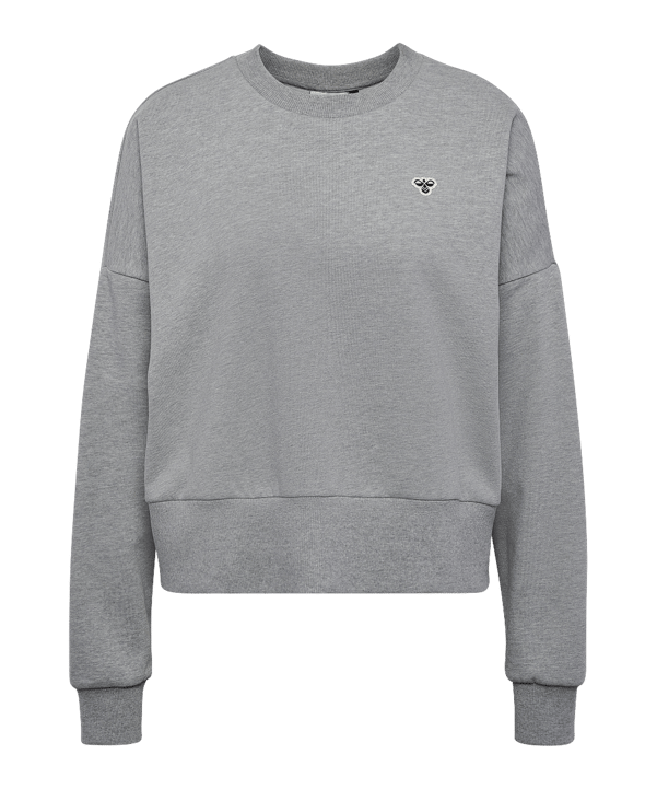 Hummel Boxy Bee Sweatshirt Damen Grau F2006 - grau