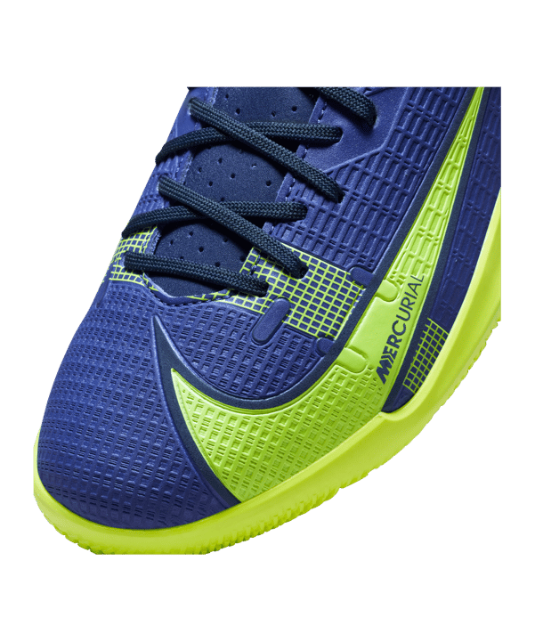 Nike Mercurial Vapor XIV Recharge Academy IC Kids Blau Gelb F474 - lila