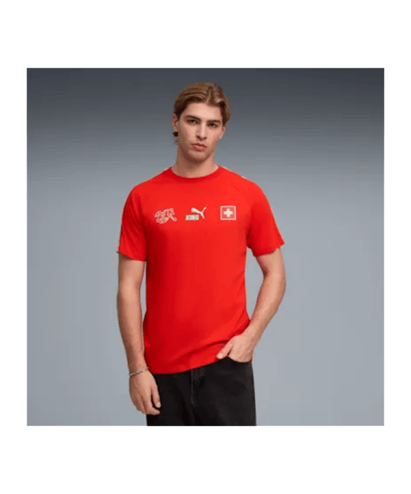 PUMA SFV Schweiz King T-Shirt Rot F05 - rot