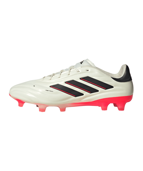 adidas COPA Pure 2 Elite FG Solar Energy Weiss Schwarz Rot - weiss