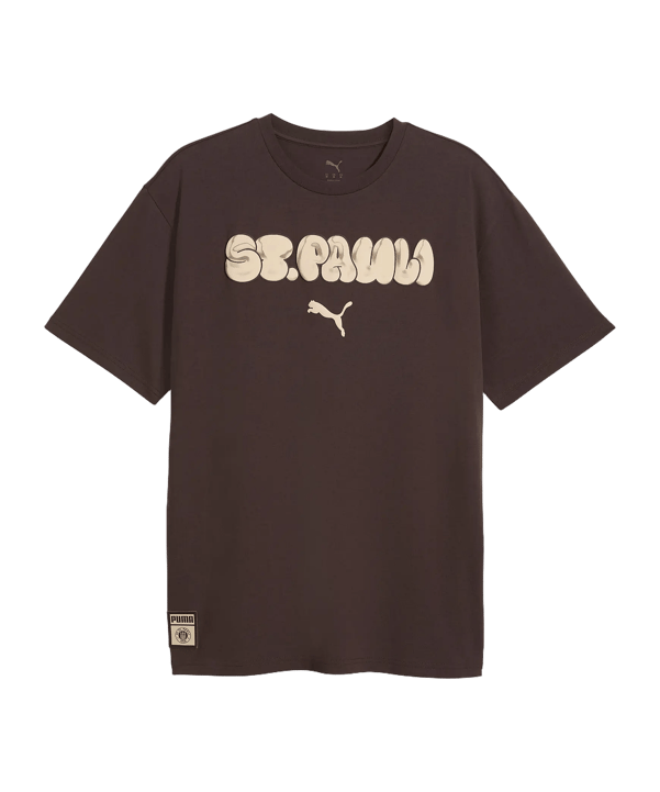 PUMA FC St. Pauli Graphic T-Shirt Braun F01 - braun