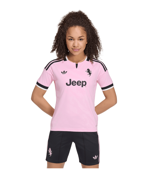 adidas Juventus Turin Trikot Away 2026/2027 Kids Rosa - rosa