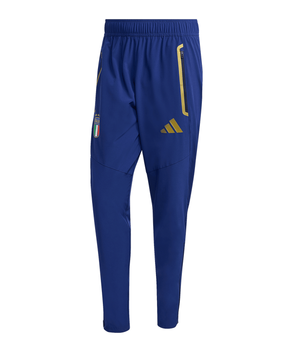 adidas Italien Tiro Travel Hose Blau - blau