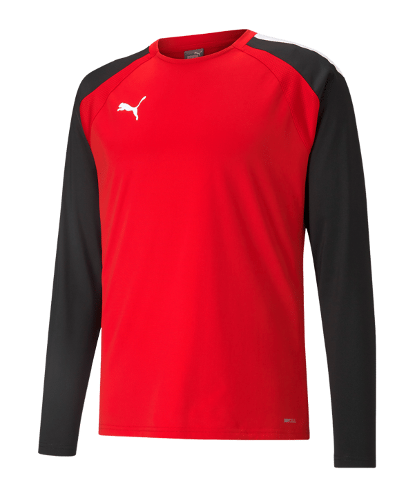PUMA teamLIGA Trainig Sweatshirt Rot Schwarz F01 - rot