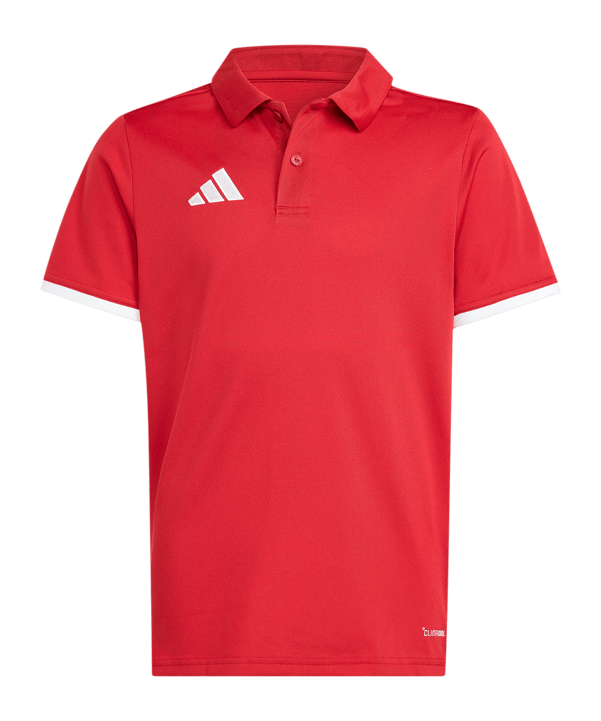 adidas Entrada 26 Polo Kids Rot - rot