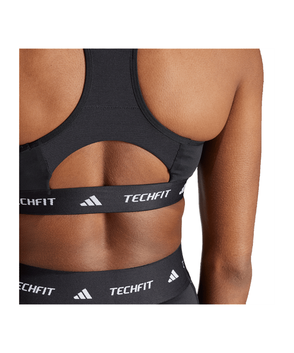 adidas Sport-BH Damen Schwarz - schwarz