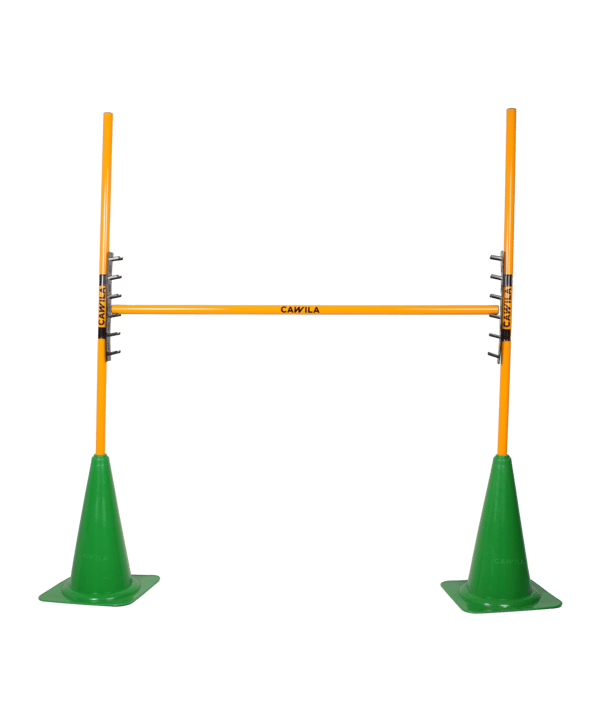 Cawila Hürdenadapter für Trainingsstangen mit 25mm Durchmesser Schwarz - schwarz