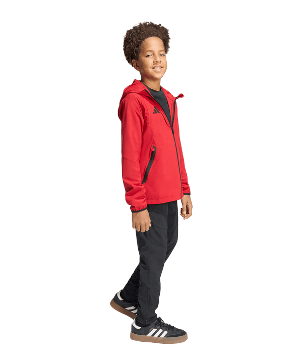 adidas Tiro Travel Windjacke Kids Rot - rot