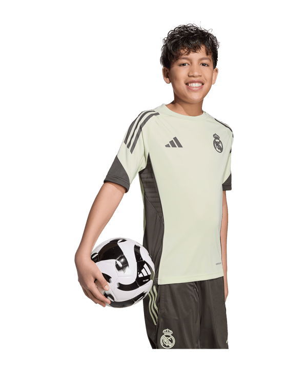adidas Real Madrid Trainingsshirt Kids Grün - gruen
