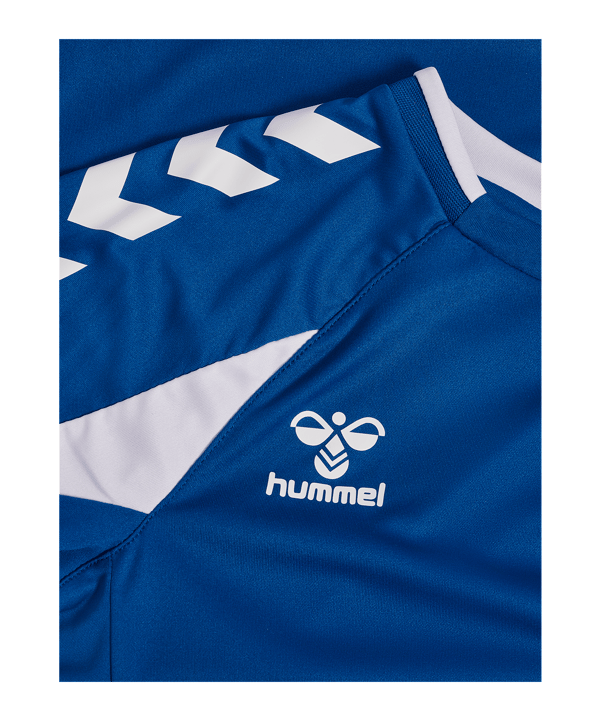 hummel Core 2.0 Trikot Langarm Kids Blau F7691 - blau