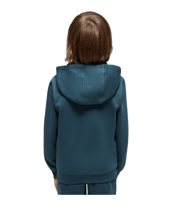 Nike Club Fleece Hoody Kids Grün F328 - gruen