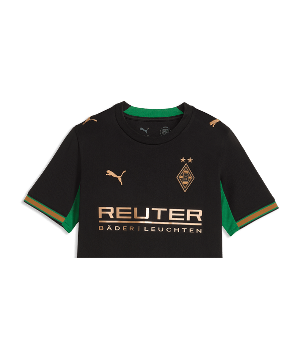 PUMA Borussia Mönchengladbach Trikot Away 2026/2027 Kinder Schwarz F02 - schwarz