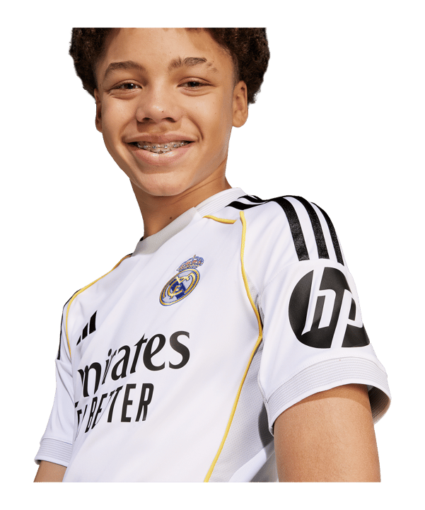 adidas Real Madrid Trikot Home 2025/2026 Kids Weiß - weiss