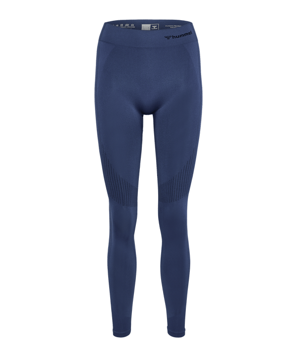 Hummel Mt Shaping Seamless MW Tight Damen Blau F7507 - blau
