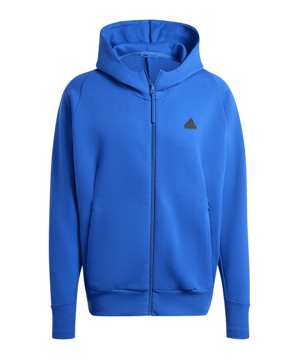 adidas Z.N.E. Premium Full-Zip Hooded Track Jacket Blue
