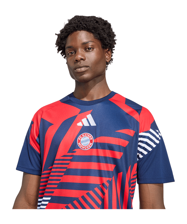 adidas FC Bayern München Pre Match Trikot 2026/2027 Blau - blau