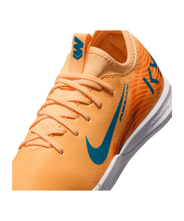 Nike Jr Air Zoom Mercurial Vapor XVI Academy IN Kylian Mbappe Signature Kids Orange F801 - orange