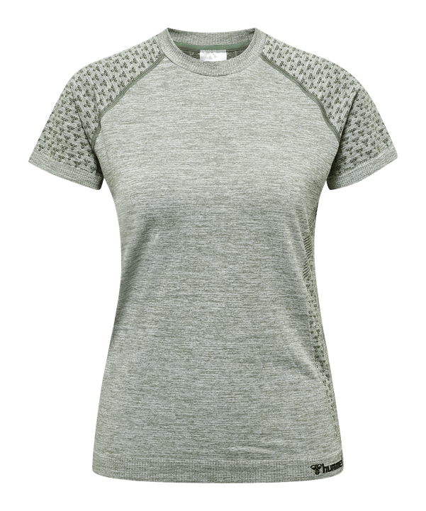 Hummel hmlCI Seamless T-Shirt Damen Grün F2121 - gruen