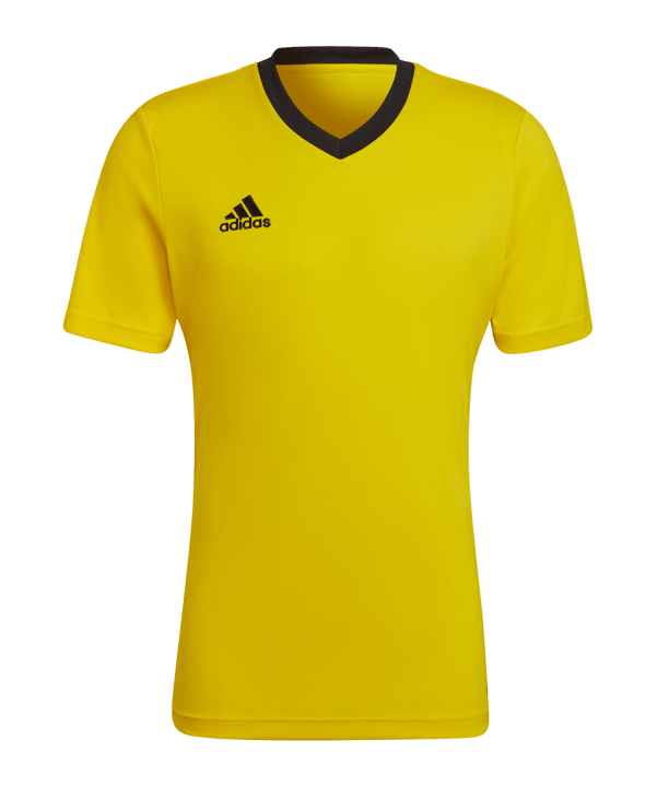 adidas Entrada 22 Trikot Gelb Schwarz - gelb