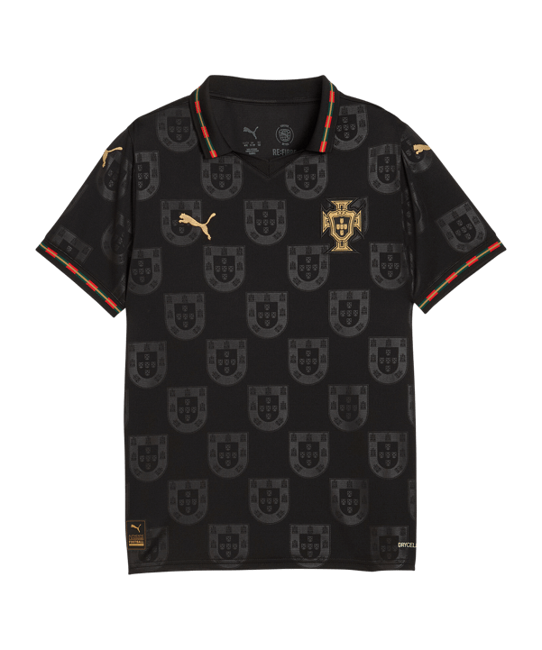 PUMA Portugal FPF SE Replica Trikot Kids Schwarz - schwarz