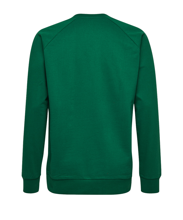 Hummel Cotton Logo Sweatshirt Kids Grün F6140 - gruen