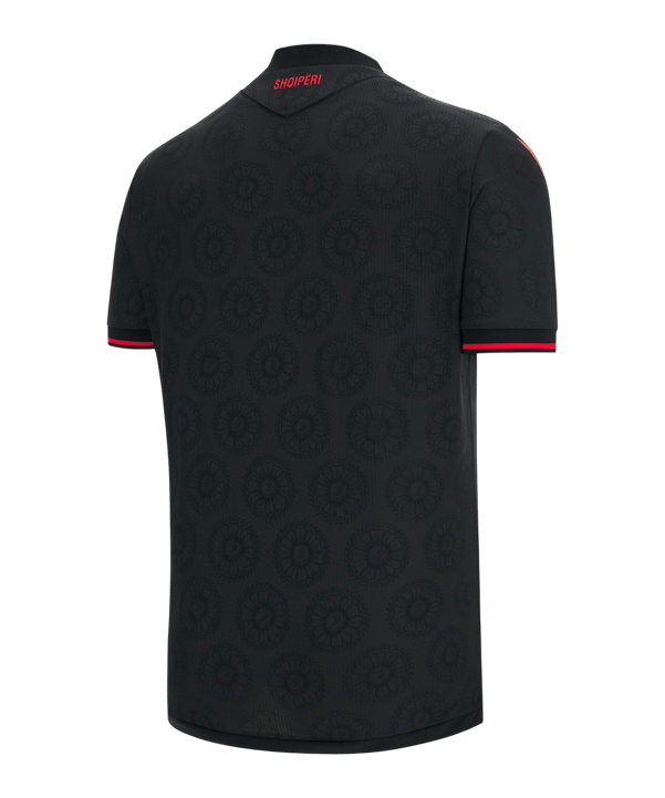 Macron FSHF Albanien Authentic Trikot 3rd WM 2026 Schwarz - schwarz