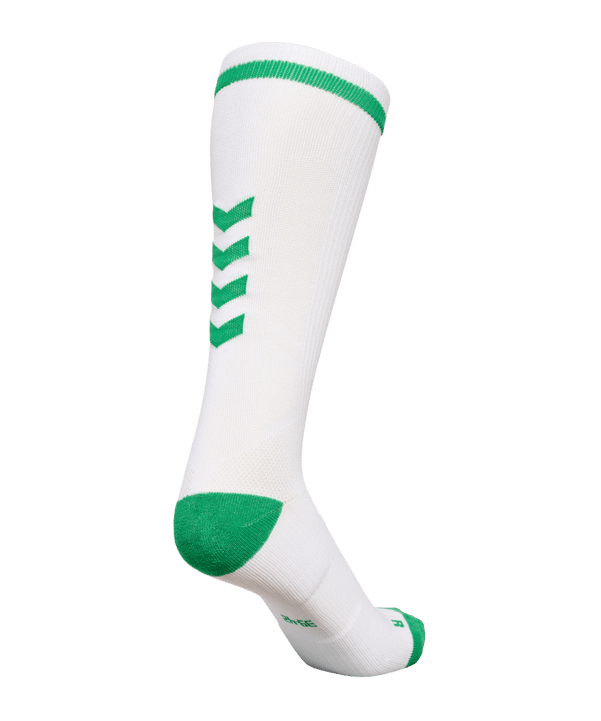 Hummel Elite High Socken Weiss Rot F9230 - weiss