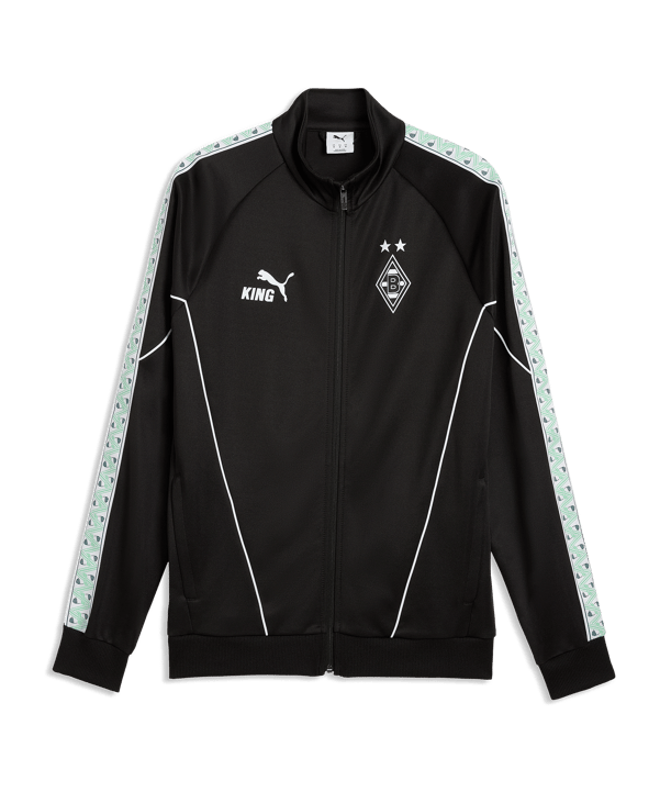 PUMA Borussia Mönchengladbach KING Anthem Jacke Schwarz F08 - schwarz