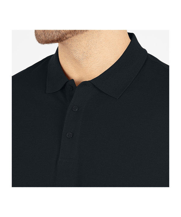 JAKO Doubletex Poloshirt Schwarz F800 - schwarz