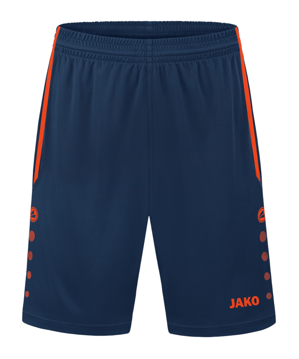 JAKO Allround Trainingsshort Blau Rot F932 - blau
