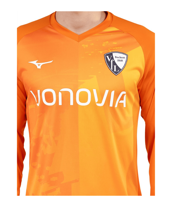 Mizuno VfL Bochum Langarm Torwarttrikot 3rd 2024/2025 Kids Orange F53 - orange