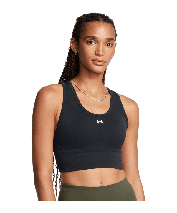 Under Armour Vanish Seamless Low Sport-BH Damen Grün F712 - gruen