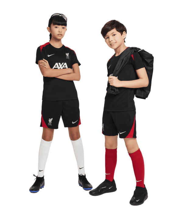 Nike FC Liverpool Trainingsshort Kids Schwarz F010 - grau