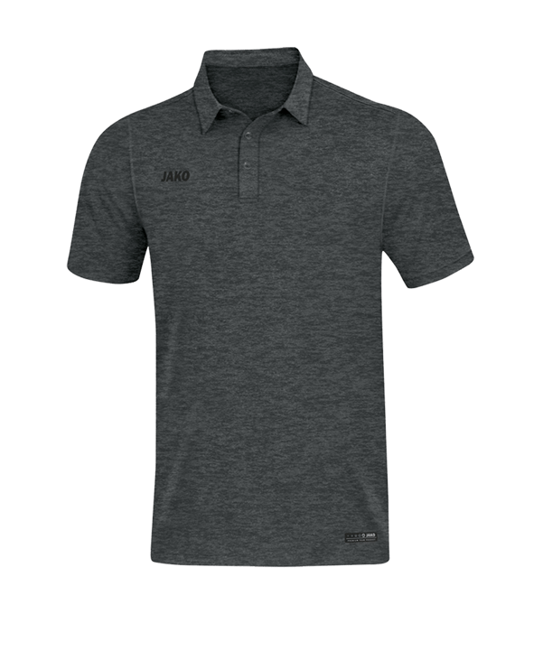 Jako Premium Basics Poloshirt Grau F21 - grau