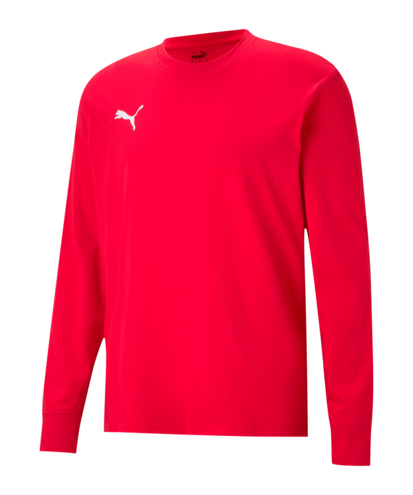 PUMA Basketball Shooting Shirt langarm Rot F05 - rot