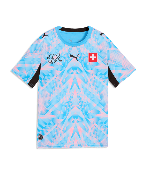 PUMA SFV Schweiz Replica Torwarttrikot Home WM 2026 Kids Blau F86 - blau