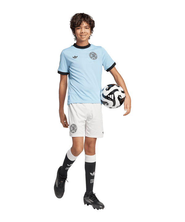 adidas Deutschland 125th Anniversary Trikot Kids Kids Blau - blau