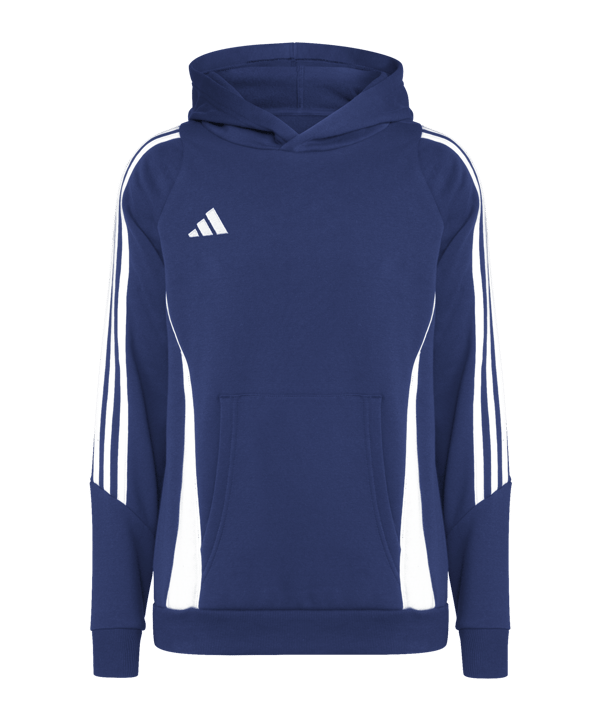 adidas Tiro 24 Hoody Kids Blau Weiss - blau