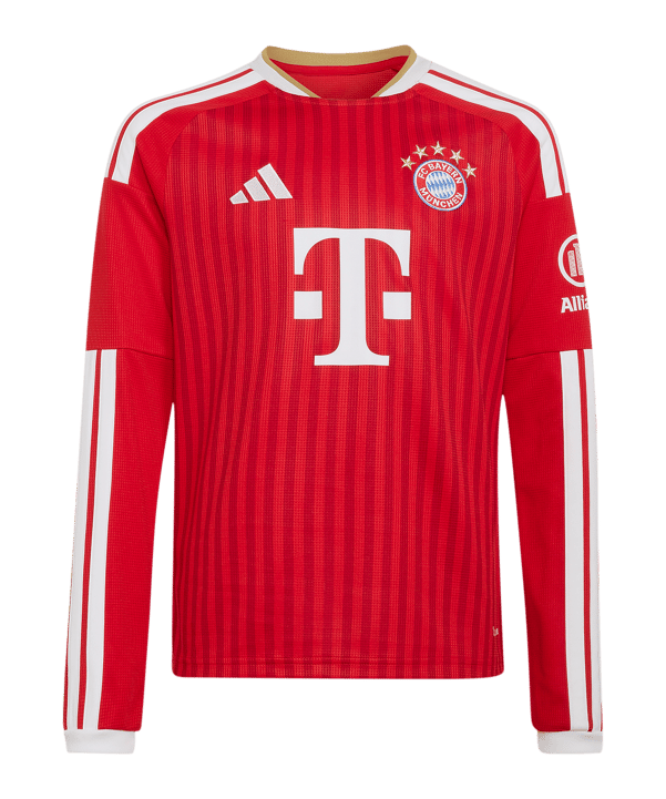 adidas FC Bayern München Trikot Langarm Home 2026/2027 Kids Rot - rot