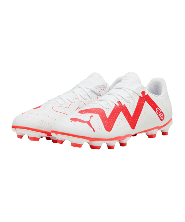PUMA FUTURE Play FG/AG Breakthrough Weiss Rot Schwarz F01 - weiss