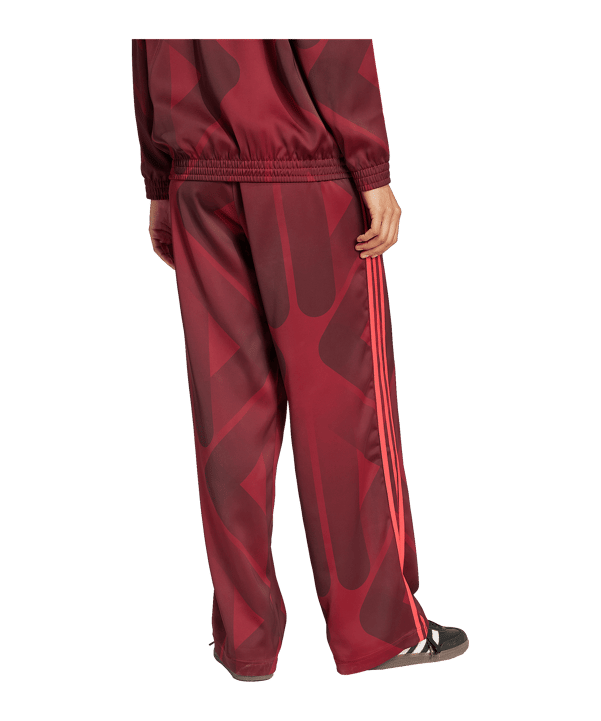 adidas Deutschland Tracksuit Hose Damen Rot - rot